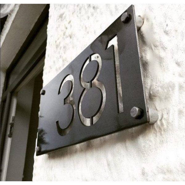 πινακίδα plexi glass αριθμού οδών 20 x 10