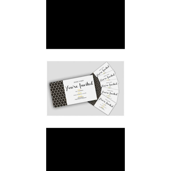 Προσκλήσεις εκδηλώσεων (1 ή 2 όψεις) 