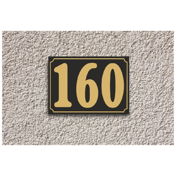 πινακίδα plexi glass αριθμού οδών 10 X 15