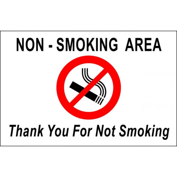 Αυτοκόλλητο ''Απαγορεύεται το καπνισμα''